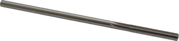 Made in USA - Letter D High Speed Steel 6 Flute Chucking Reamer - Straight Flute, 0.2329" Straight Shank, 1-1/2" Flute Length, 6" OAL - USA Tool & Supply
