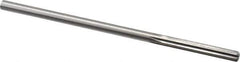 Made in USA - Letter F High Speed Steel 6 Flute Chucking Reamer - Straight Flute, 1/4" Straight Shank, 1-1/2" Flute Length, 6" OAL - USA Tool & Supply