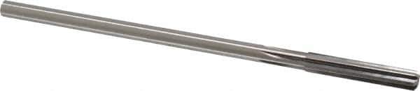 Made in USA - Letter J High Speed Steel 6 Flute Chucking Reamer - Straight Flute, 1/4" Straight Shank, 1-1/2" Flute Length, 6" OAL - USA Tool & Supply