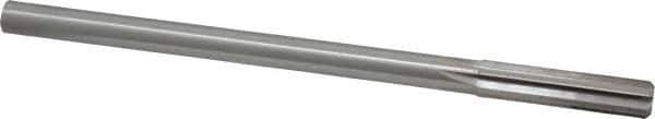 Made in USA - Letter Z High Speed Steel 6 Flute Chucking Reamer - Straight Flute, 0.373" Straight Shank, 1-3/4" Flute Length, 7" OAL - USA Tool & Supply