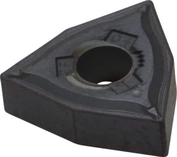 Kennametal - WNMG431 FF Grade KC5010 Carbide Turning Insert - TiAlN Finish, 80° Trigon, 1/2" Inscr Circle, 3/16" Thick, 1/64" Corner Radius - USA Tool & Supply