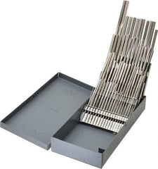 Made in USA - #1 to #60, Chucking Reamer Set - Straight Flute, Right Hand Cut, 60 Pieces - USA Tool & Supply
