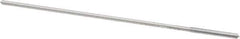 Made in USA - 1.5mm High Speed Steel 4 Flute Chucking Reamer - Straight Flute, 0.051" Straight Shank, 1/2" Flute Length, 2-1/2" OAL - USA Tool & Supply