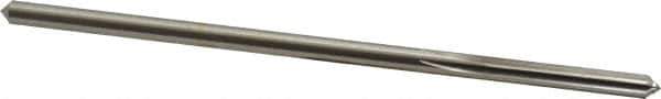 Made in USA - 4.5mm High Speed Steel 6 Flute Chucking Reamer - Straight Flute, 0.1704" Straight Shank, 1-1/8" Flute Length, 4-1/2" OAL - USA Tool & Supply
