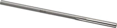 Made in USA - 5.5mm High Speed Steel 6 Flute Chucking Reamer - Straight Flute, 0.2075" Straight Shank, 1-1/4" Flute Length, 5" OAL - USA Tool & Supply