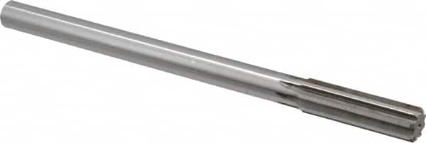 Made in USA - 16.5mm High Speed Steel 8 Flute Chucking Reamer - USA Tool & Supply