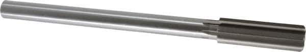 Made in USA - 20.5mm High Speed Steel 8 Flute Chucking Reamer - Straight Flute, 5/8" Straight Shank, 2-1/2" Flute Length, 9-1/2" OAL - USA Tool & Supply