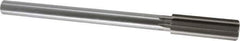 Made in USA - 20.5mm High Speed Steel 8 Flute Chucking Reamer - Straight Flute, 5/8" Straight Shank, 2-1/2" Flute Length, 9-1/2" OAL - USA Tool & Supply