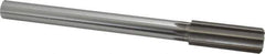 Made in USA - 24mm High Speed Steel 8 Flute Chucking Reamer - Straight Flute, 3/4" Straight Shank, 2-5/8" Flute Length, 10" OAL - USA Tool & Supply