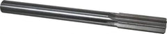 Made in USA - 25mm High Speed Steel 8 Flute Chucking Reamer - Straight Flute, 7/8" Straight Shank, 2-3/4" Flute Length, 10-1/2" OAL - USA Tool & Supply