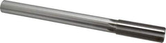 Made in USA - 25.5mm High Speed Steel 8 Flute Chucking Reamer - Straight Flute, 7/8" Straight Shank, 2-3/4" Flute Length, 10-1/2" OAL - USA Tool & Supply