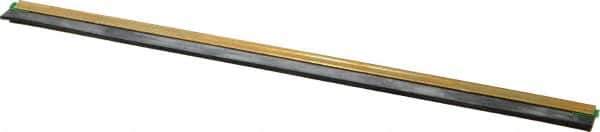 Unger - 14" Rubber Blade Window Washer/Squeegee - Black, Brass Holder - USA Tool & Supply