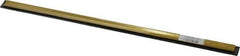 Unger - 16" Rubber Blade Window Washer/Squeegee - Black, Brass Holder - USA Tool & Supply