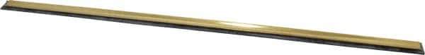 Unger - 22" Rubber Blade Window Washer/Squeegee - Black, Brass Holder - USA Tool & Supply