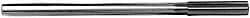 Alvord Polk - 22.5mm High Speed Steel 10 Flute Chucking Reamer - Straight Flute, 3/4" Straight Shank, 2-5/8" Flute Length, 10" OAL - USA Tool & Supply