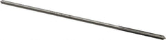 Interstate - 5/64" High Speed Steel 4 Flute Chucking Reamer - Straight Flute, 0.072" Straight Shank, 3/4" Flute Length, 3" OAL - USA Tool & Supply