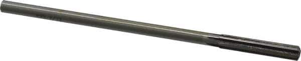 Interstate - 9/32" High Speed Steel Chucking Reamer - Straight Flute, 1/4" Straight Shank, 1-1/2" Flute Length, 6" OAL - USA Tool & Supply