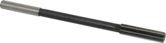 Interstate - 33/64" High Speed Steel Chucking Reamer - Straight Flute, 0.4355" Straight Shank, 2" Flute Length, 8" OAL - USA Tool & Supply