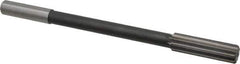 Interstate - 21/32" High Speed Steel Chucking Reamer - Straight Flute, 9/16" Straight Shank, 2-1/4" Flute Length, 9" OAL - USA Tool & Supply