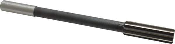Interstate - 25/32" High Speed Steel Chucking Reamer - Straight Flute, 5/8" Straight Shank, 2-1/2" Flute Length, 9-1/2" OAL - USA Tool & Supply