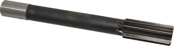 Interstate - 1-7/16" High Speed Steel Chucking Reamer - Straight Flute, 1-1/4" Straight Shank, 3-1/2" Flute Length, 12-1/2" OAL - USA Tool & Supply
