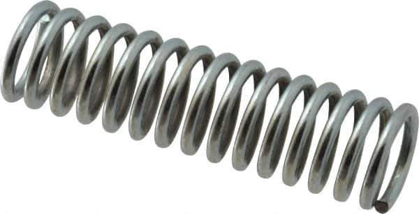 Gardner Spring - 1" OD, 0.125" Wire, 3.57" Free Length, Utility Compression Springs Spring - 31.74 Lb Spring Rating - USA Tool & Supply