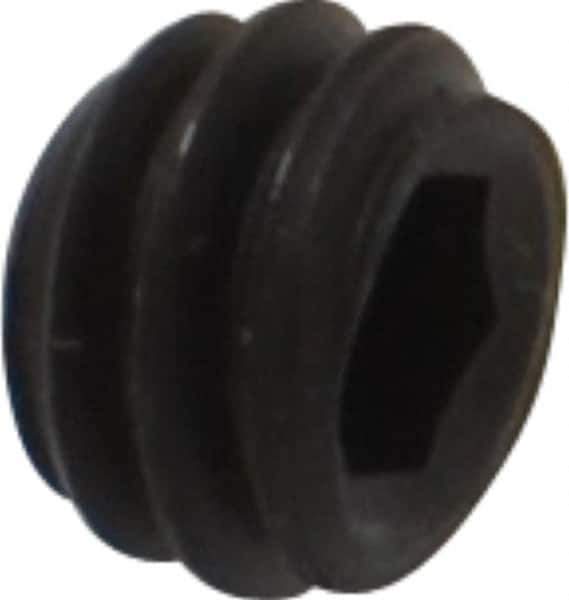 Value Collection - #8-32 UNC, 1/8" OAL, Cone Point Set Screw - Grade 8 Alloy Steel, 5/64" Key - USA Tool & Supply