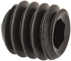 Value Collection - #8-32 UNC, 3/16" OAL, Cone Point Set Screw - Grade 8 Alloy Steel, 5/64" Key - USA Tool & Supply