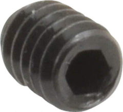 Value Collection - #8-32 UNC, 1/4" OAL, Cone Point Set Screw - Grade 8 Alloy Steel, 5/64" Key - USA Tool & Supply