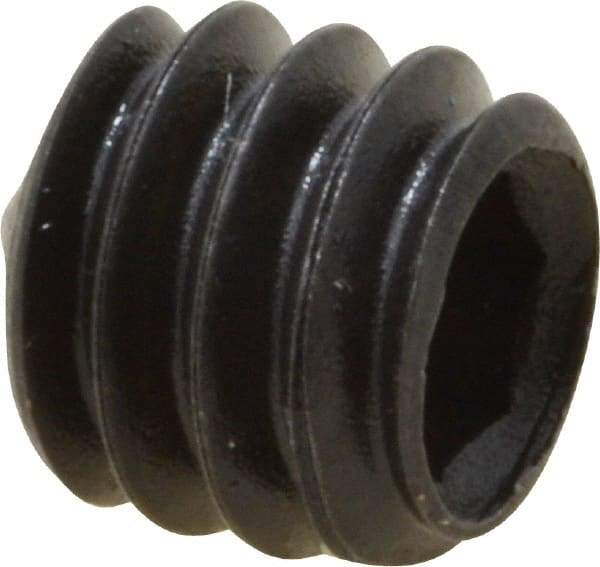 Value Collection - 1/4-20 UNC, 1/4" OAL, Cone Point Set Screw - Grade 8 Alloy Steel, 1/8" Key - USA Tool & Supply