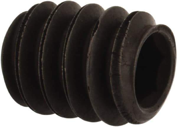 Value Collection - #10-24 UNC, 1/4" OAL, Oval Point Set Screw - Grade 8 Alloy Steel, 3/32" Key - USA Tool & Supply