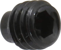 Value Collection - #10-32 UNF, 3/16" OAL, Half Dog Point Set Screw - Grade 8 Alloy Steel, 3/32" Key - USA Tool & Supply