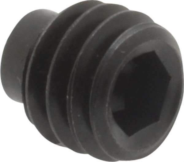 Value Collection - 5/16-18 UNC, 5/16" OAL, Half Dog Point Set Screw - Grade 8 Alloy Steel, 5/32" Key - USA Tool & Supply