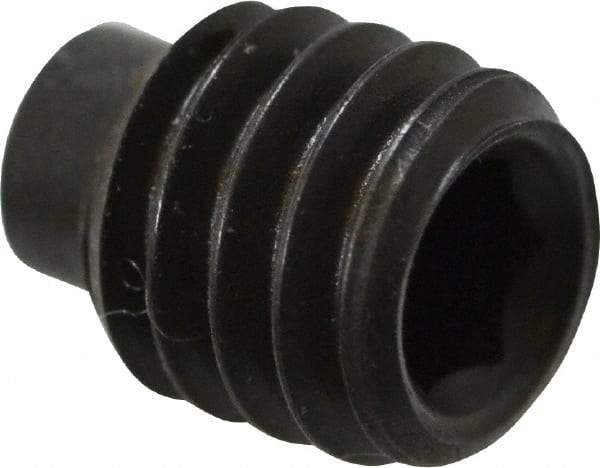 Value Collection - 5/16-18 UNC, 3/8" OAL, Half Dog Point Set Screw - Grade 8 Alloy Steel, 5/32" Key - USA Tool & Supply