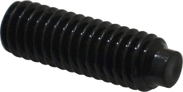 Value Collection - 5/16-18 UNC, 1" OAL, Half Dog Point Set Screw - Grade 8 Alloy Steel, 5/32" Key - USA Tool & Supply