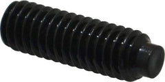 Value Collection - 5/16-18 UNC, 1" OAL, Half Dog Point Set Screw - Grade 8 Alloy Steel, 5/32" Key - USA Tool & Supply