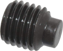 Value Collection - 5/16-24 UNF, 3/8" OAL, Half Dog Point Set Screw - Grade 8 Alloy Steel, 5/32" Key - USA Tool & Supply