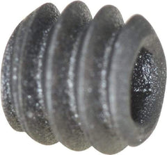 Value Collection - #6-32 UNC, 1/8" OAL, Flat Point Set Screw - Grade 8 Alloy Steel, 1/16" Key - USA Tool & Supply