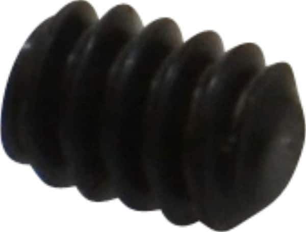 Value Collection - #6-32 UNC, 3/16" OAL, Flat Point Set Screw - Grade 8 Alloy Steel, 1/16" Key - USA Tool & Supply