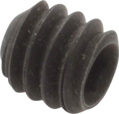 Value Collection - 1/4-20 UNC, 1/4" OAL, Flat Point Set Screw - Grade 8 Alloy Steel, 1/8" Key - USA Tool & Supply