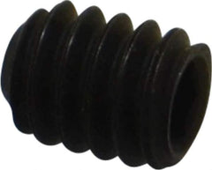 Value Collection - 1/4-20 UNC, 5/16" OAL, Flat Point Set Screw - Grade 8 Alloy Steel, 1/8" Key - USA Tool & Supply