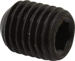 Value Collection - 5/16-24 UNF, 3/8" OAL, Flat Point Set Screw - Grade 8 Alloy Steel, 5/32" Key - USA Tool & Supply
