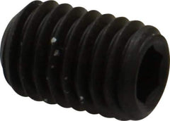 Value Collection - 1/2-13 UNC, 3/4" OAL, Flat Point Set Screw - Grade 8 Alloy Steel, 1/4" Key - USA Tool & Supply