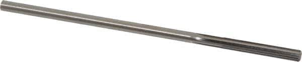 Interstate - #1 High Speed Steel Chucking Reamer - Straight Flute, 0.2173" Straight Shank, 1-1/2" Flute Length, 6" OAL - USA Tool & Supply