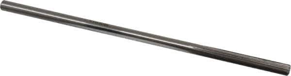 Interstate - #2 High Speed Steel Chucking Reamer - Straight Flute, 0.2173" Straight Shank, 1-1/2" Flute Length, 6" OAL - USA Tool & Supply