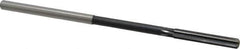 Interstate - #5 High Speed Steel Chucking Reamer - Straight Flute, 0.2016" Straight Shank, 1-1/4" Flute Length, 5" OAL - USA Tool & Supply