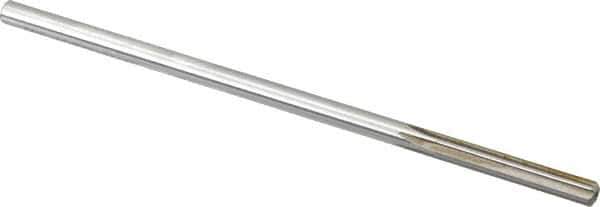 Interstate - #14 High Speed Steel Chucking Reamer - Straight Flute, 0.1755" Straight Shank, 1-1/8" Flute Length, 4-1/2" OAL - USA Tool & Supply