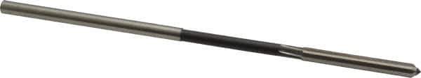 Interstate - #20 High Speed Steel Chucking Reamer - Straight Flute, 0.153" Straight Shank, 1-1/8" Flute Length, 4-1/2" OAL - USA Tool & Supply