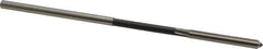 Interstate - #20 High Speed Steel Chucking Reamer - Straight Flute, 0.153" Straight Shank, 1-1/8" Flute Length, 4-1/2" OAL - USA Tool & Supply