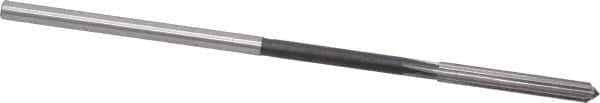 Interstate - #21 High Speed Steel Chucking Reamer - Straight Flute, 0.153" Straight Shank, 1-1/8" Flute Length, 4-1/2" OAL - USA Tool & Supply